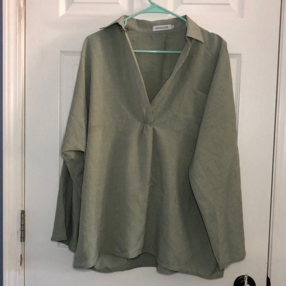 Light and airy sage top